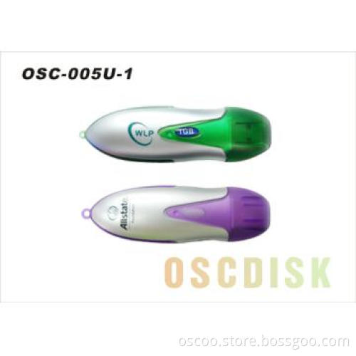 Mermaid style USB flash drive with Aluminum coated